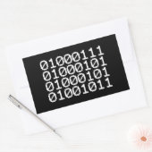 BINAIR GEEK RECTANGULAR STICKER (Envelop)