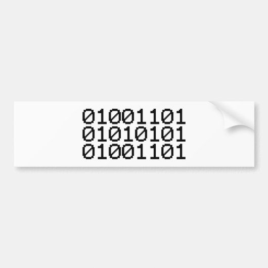 BINAIR MUM BUMPERSTICKER (Voorkant)