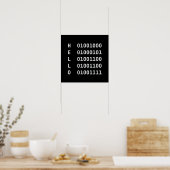 Binair Poster Code (Keuken)