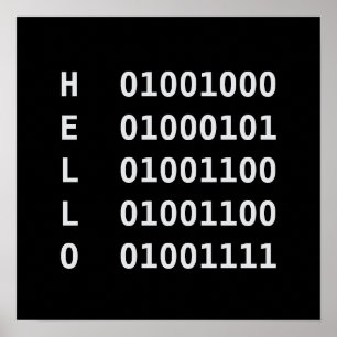 Binair Poster Code