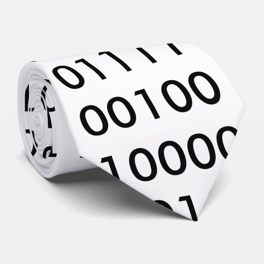 Binair Stropdas (Opgerold)