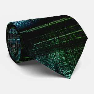 Binair Uitzicht Code Stropdas