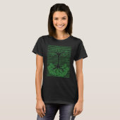 Binaire Boom Computer Geek Mathematicus Programmin T-shirt (Voorkant volledig)