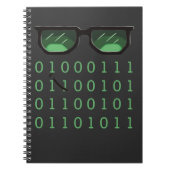 Binaire code Codering geek Notitieboek (Voorkant)