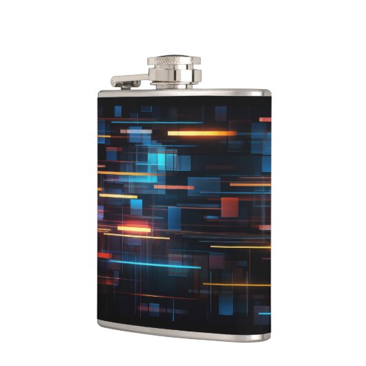 Binaire code fles heupfles (Links)