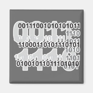 binaire code ontwerp magneet