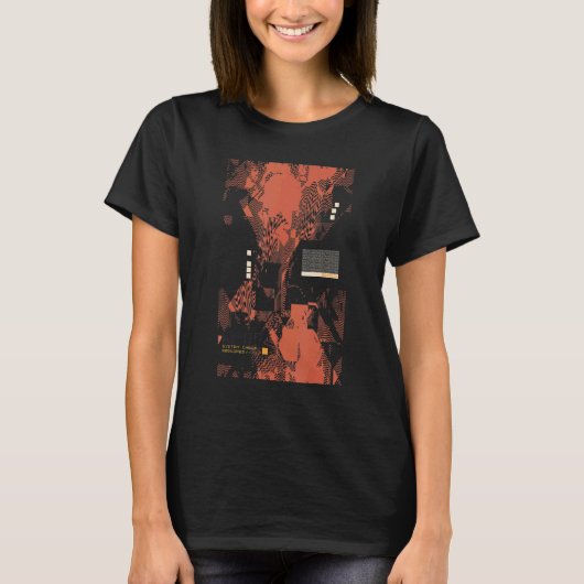 Binaire Code Retro Computer Freak Programmeur Nerd T-shirt (Voorkant)