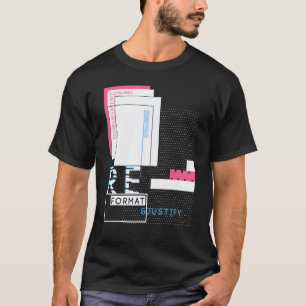 Binaire Code Retro Computer Freak Programmeur Nerd T-shirt