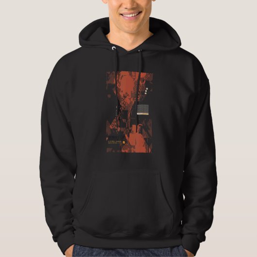 Binaire Code Retro Computer Geek Programmer Nerd Hoodie (Voorkant)