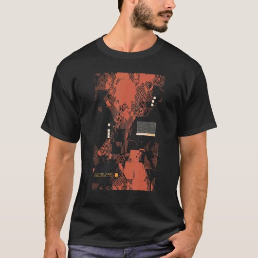 Binaire Code Retro Computer Geek Programmer Nerd T-shirt (Voorkant)