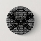 Binaire Code Ronde Button 5,7 Cm (Voorkant)