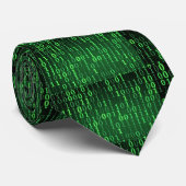 binaire code stropdas (Opgerold)