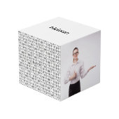 Binaire Code van de HACKED Computer Aangepast Twee Kubus (Voorkant hoekig)