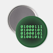 Binaire code voor GEEK Magneet (Voorkant / Achterkant)