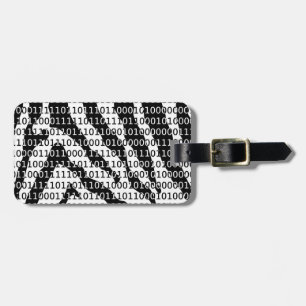 Binaire code zwart-wit Zebra Bagagelabel