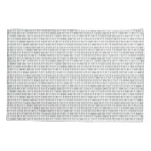 Binaire code zwarte witte strepen kussensloop (Achterkant-Links)