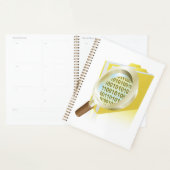 Binaire Data Vergrootglas Digitaal Bestand Zoeken Planner (Display)