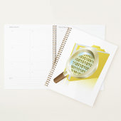 Binaire Data Vergrootglas Digitaal Bestand Zoeken Planner