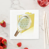 Binaire Data Vergrootglas Digitaal Bestand Zoeken Servet (Insitu)