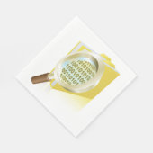 Binaire Data Vergrootglas Digitaal Bestand Zoeken Servet (Hoek)