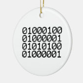 BINAIRE GEGEVENS KERAMISCH ORNAMENT (Links)