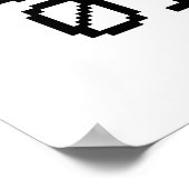 BINAIRE GEGEVENS POSTER (Hoek)