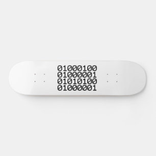BINAIRE GEGEVENS SKATEBOARD