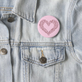 binaire hartcode ronde button 5,7 cm