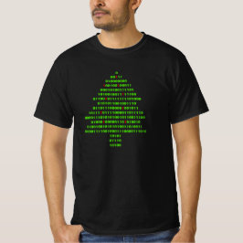 Binaire kerstboom t-shirt