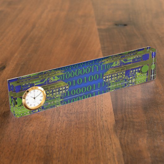 Binaire mededeling naambordje (Zijkant)