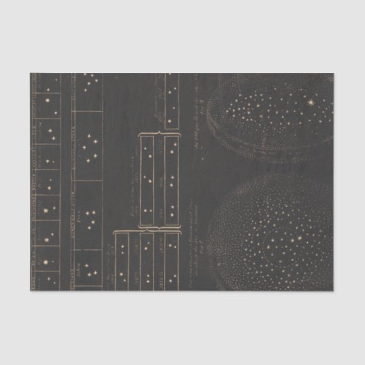 Binaire of dubbele sterren tissuepapier (Voorkant)