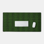 Binaire Ones Zeroes - Retro Computer Nerd Thema Bureaumat (Keyboard & Muis)