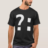 Binaire Operator Kotlin Programmeertaal Wit T-shirt (Voorkant)