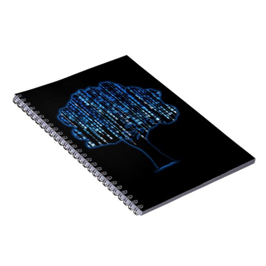 Binaire software Codering Computer Programmer Notitieboek (Rechterzijde)
