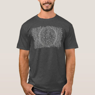 Binaire Sphere Computer Programmer Coder Geek T-shirt