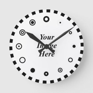 Binaire Spheres Clock/w S Marks van Kenneth Yoncic Ronde Klok