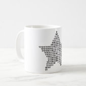 Binaire Ster Koffiemok (Voorkant links)