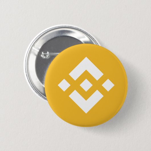 Binance BNB Ronde Button 5,7 Cm (Voorkant /achterkant)