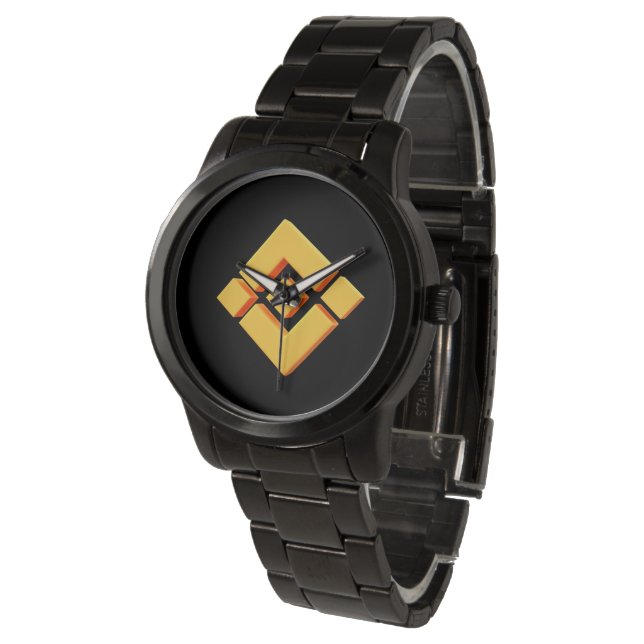 Binance Logo Watch Horloge (Gekanteld)