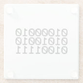 BINARY BRO GLAZEN ONDERZETTER (Achterkant)