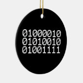 BINARY BRO KERAMISCH ORNAMENT (Rechts)