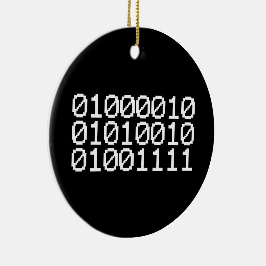 BINARY BRO KERAMISCH ORNAMENT (Rechts)