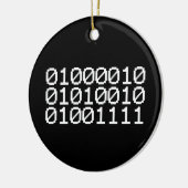 BINARY BRO KERAMISCH ORNAMENT (Links)