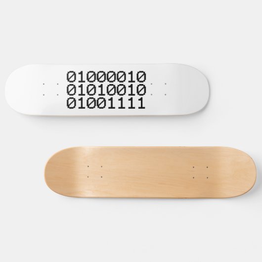 BINARY BRO SKATEBOARD (Horizontaal)