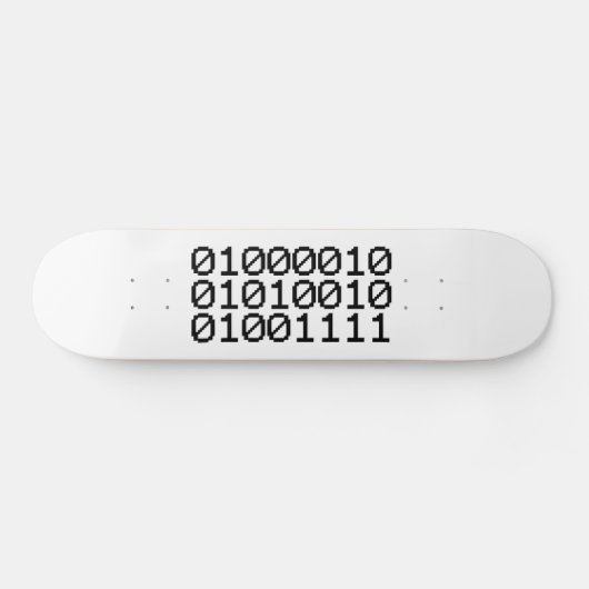BINARY BRO SKATEBOARD (Horizontaal)
