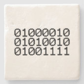 BINARY BRO STENEN ONDERZETTER (Voorkant)