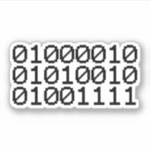 BINARY BRO STICKER (Voorkant)