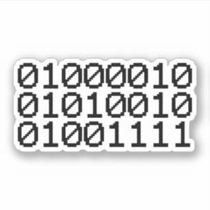 BINARY BRO STICKER