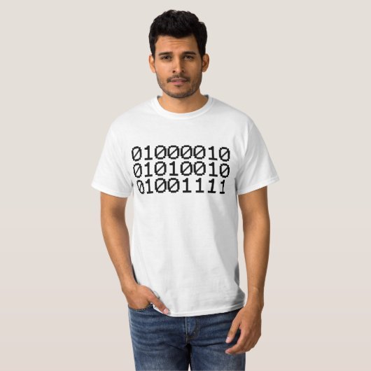 BINARY BRO T-SHIRT (Voorkant volledig)
