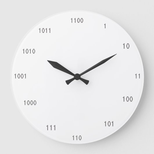 Binary Clock Grote Klok (Voorkant)